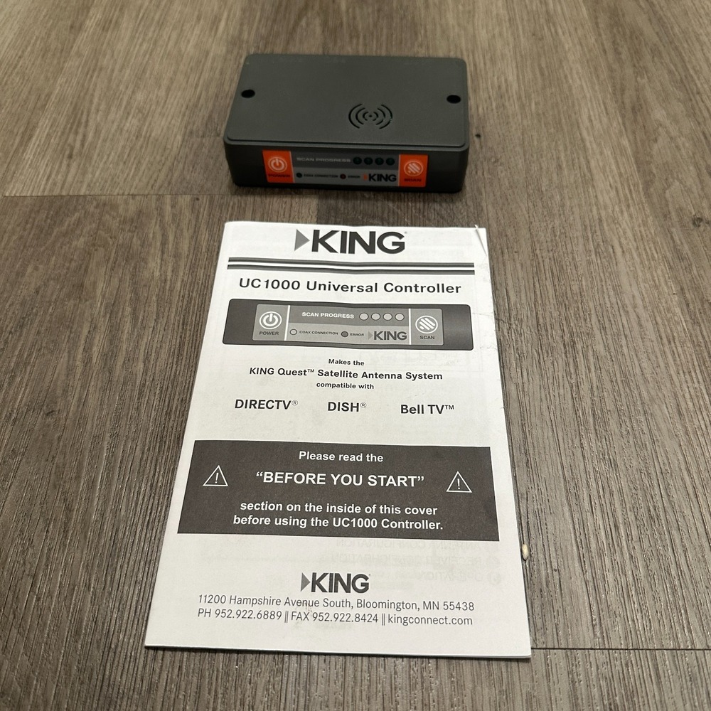 King UC1000 Universal Controller for Quest Satellite Antenna